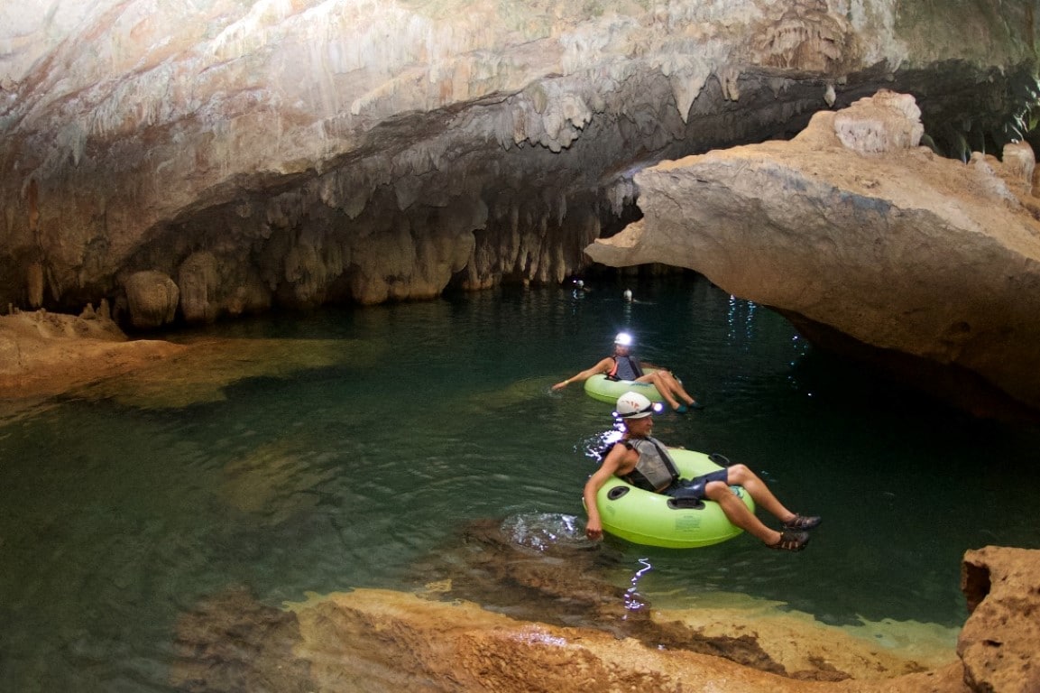 GALVESTON CRUISES : Exclusive Crystal Cave Tubing & Zipline With Lunch